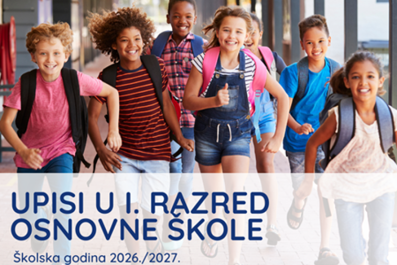 Upisi u I. razred osnovne škole 2026./27.
