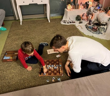 Christmas gathering with parents as part of the extended work of the kindergarten